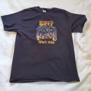 Biffs (Kiss Parody) 2017 Tour T-Shirt, Sz L